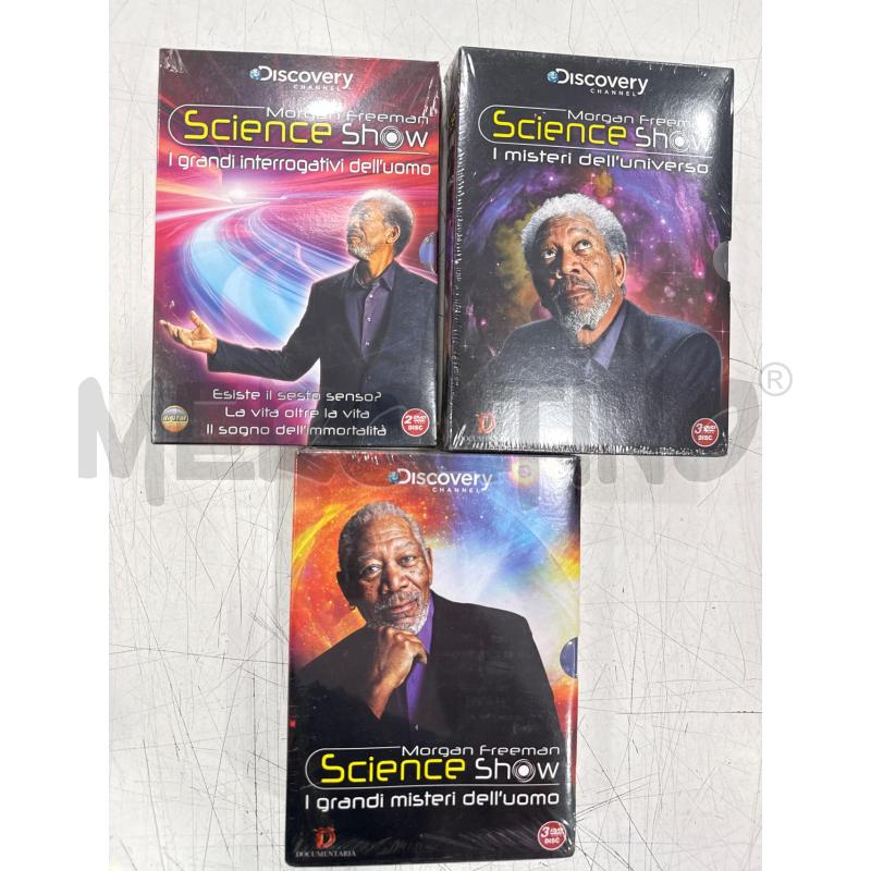 DVD BOX MORGAN FREEMAN SCIENCE SHOW | Mercatino dell'Usato Roma somalia 1