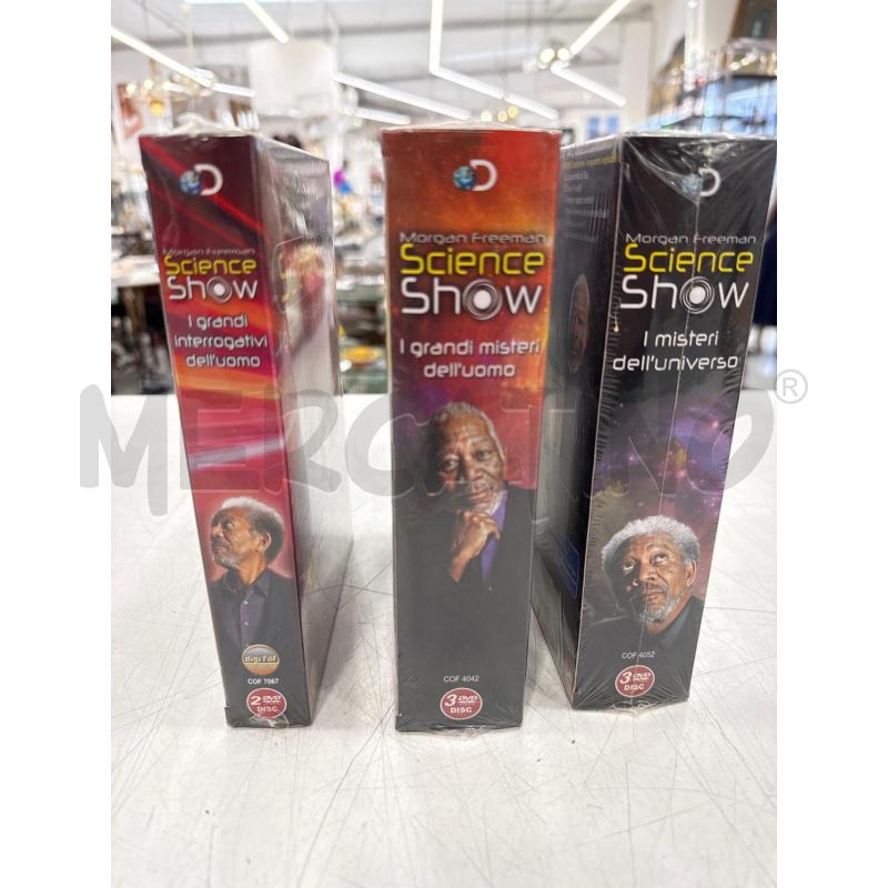 DVD BOX MORGAN FREEMAN SCIENCE SHOW | Mercatino dell'Usato Roma somalia 2