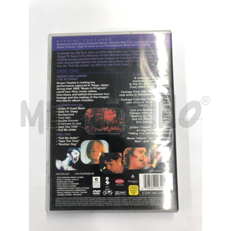 DVD DREAM THEATER DOUBLE FEATURE LIVE | Mercatino dell'Usato Roma somalia 2