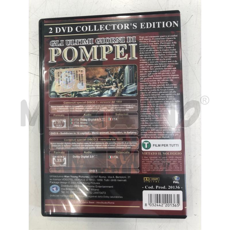 DVD GLI ULTIMI GIORNI DI POMPEI SERGIO LEONE | Mercatino dell'Usato Roma somalia 2