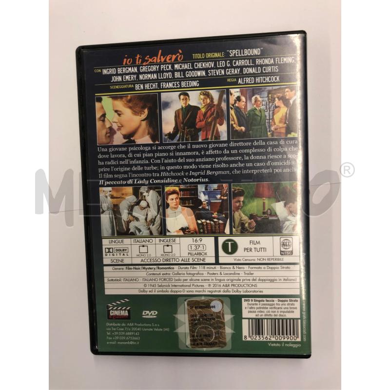 DVD HITCHCOCK IO TI SALVERO' | Mercatino dell'Usato Roma somalia 2