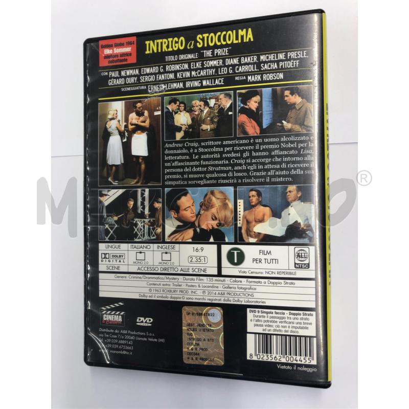 DVD INTRIGO A STOCCOLMA MARK ROBSON PAUL NEWMAN | Mercatino dell'Usato Roma somalia 2