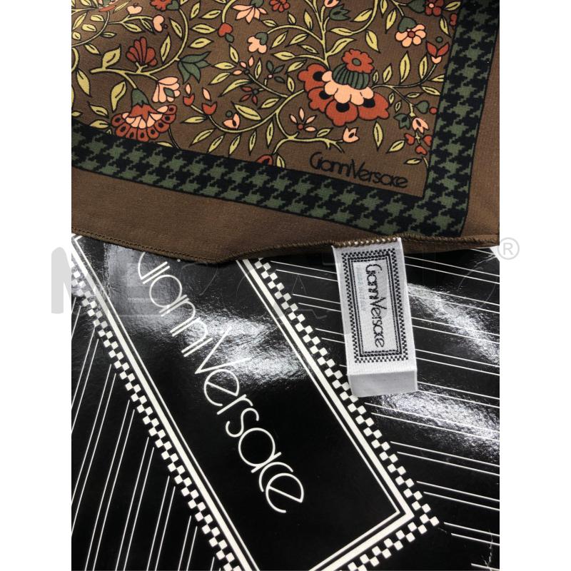 FAZZOLETTO GIANNI VERSACE MARRONE FANTASIA  | Mercatino dell'Usato Roma somalia 4