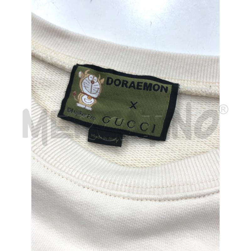 FELPA DONNA DORAEMON X GUCCI BEIGE | Mercatino dell'Usato Roma somalia 4