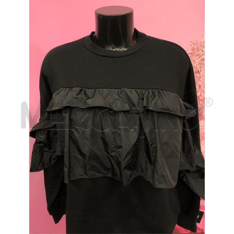FELPA DONNA GAELLE NERO ROUCHES  | Mercatino dell'Usato Roma somalia 2