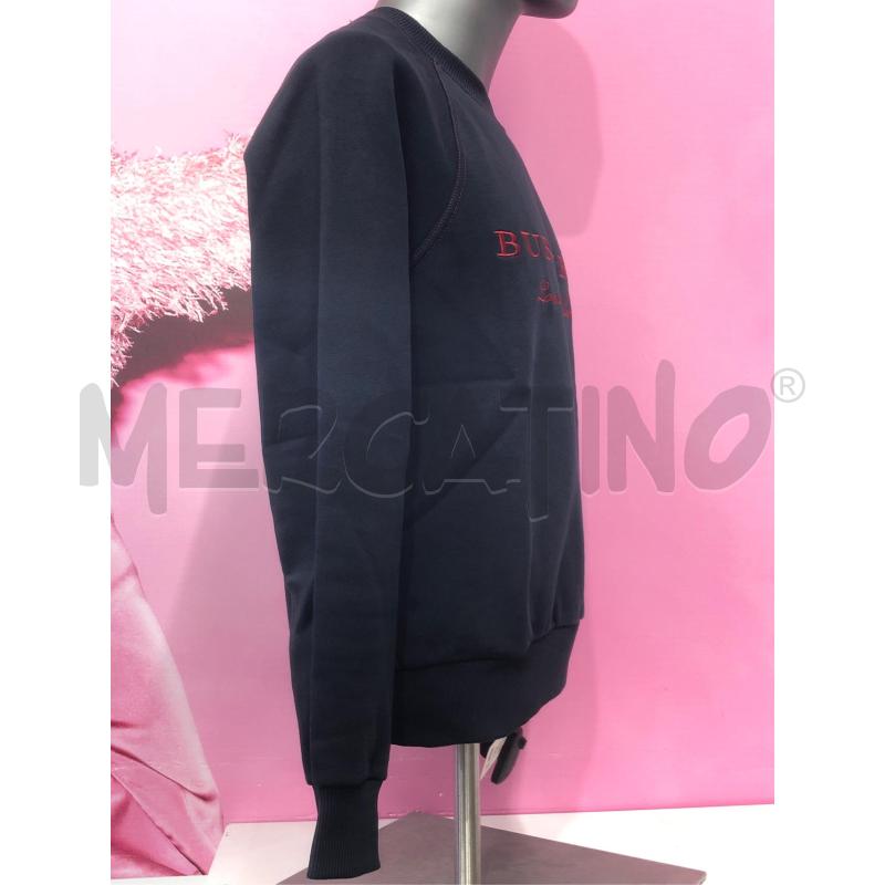 FELPA UOMO BURBERRY  NERA SCRITTA ROSSA | Mercatino dell'Usato Roma somalia 2