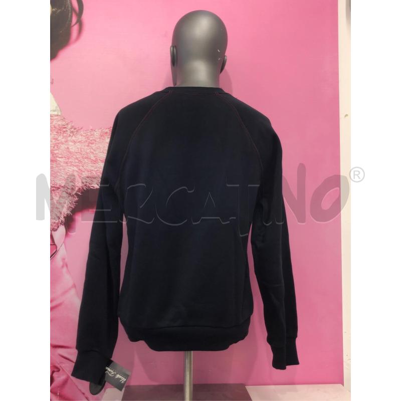 FELPA UOMO BURBERRY  NERA SCRITTA ROSSA | Mercatino dell'Usato Roma somalia 3