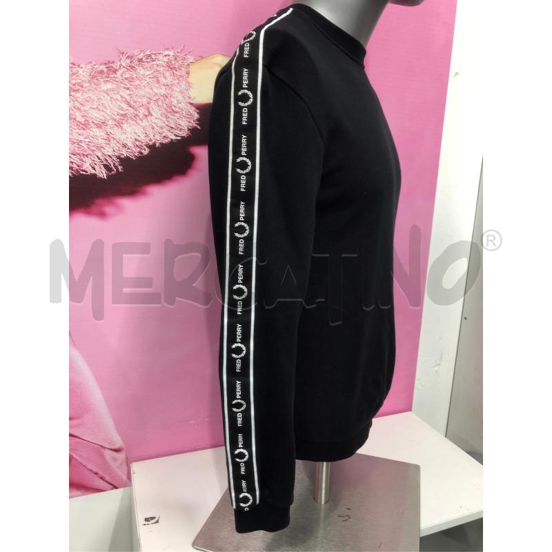 FELPA UOMO FRED PERRY NERA  | Mercatino dell'Usato Roma somalia 2