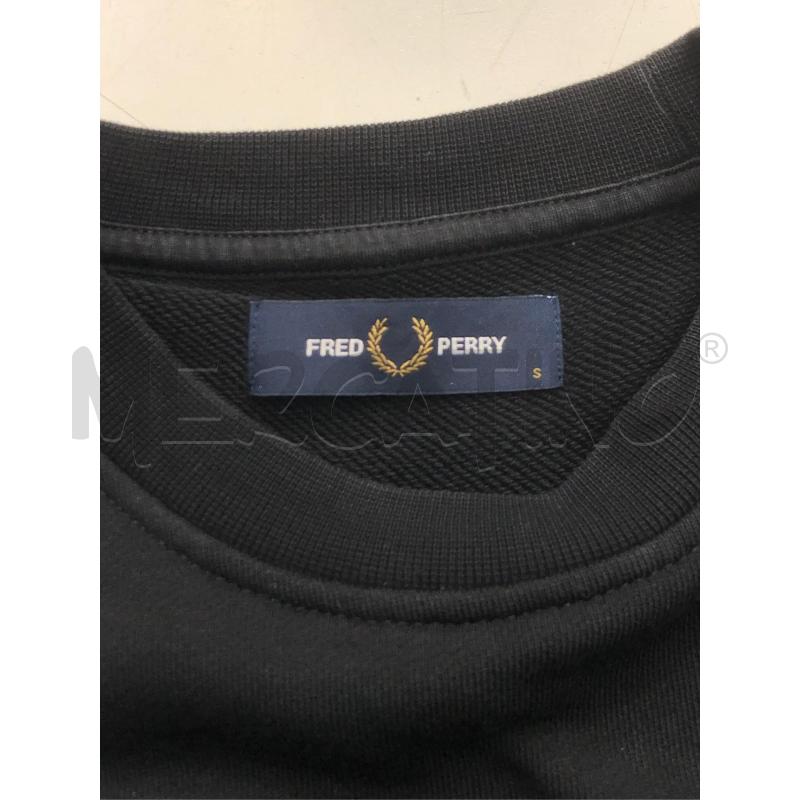 FELPA UOMO FRED PERRY NERA  | Mercatino dell'Usato Roma somalia 4