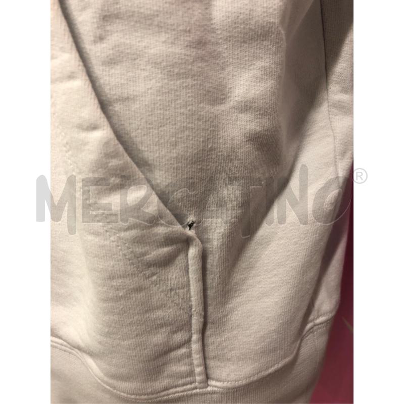 FELPA UOMO MSGM BIANCO LOGO ROSSO | Mercatino dell'Usato Roma somalia 2