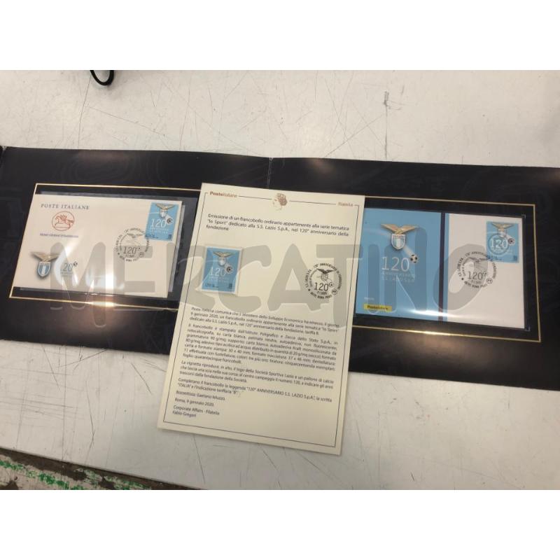 FOLDER FRANCOBOLLI 2020 S.S. LAZIO 120' ANNIVERSARIO | Mercatino dell'Usato Roma somalia 5