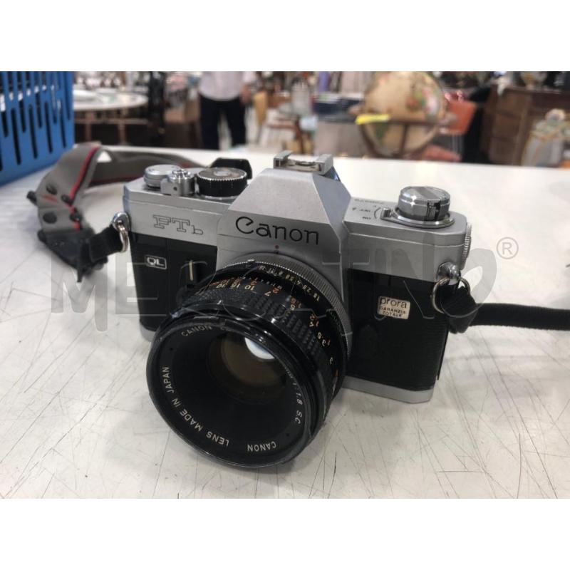 FOTOCAMERA CANON FTB+OBIETTIVO FD 50MM | Mercatino dell'Usato Roma somalia 1