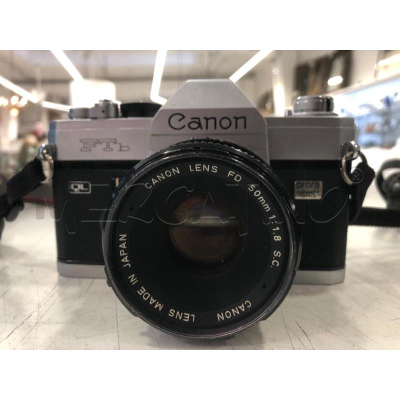 FOTOCAMERA CANON FTB+OBIETTIVO FD 50MM | Mercatino dell'Usato Roma somalia 2