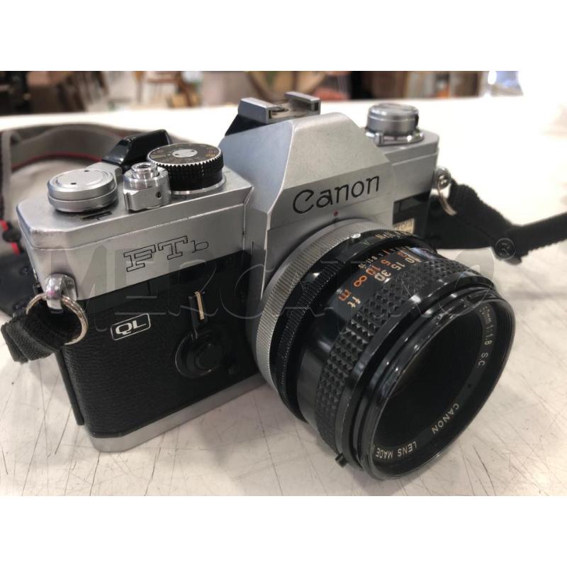 FOTOCAMERA CANON FTB+OBIETTIVO FD 50MM | Mercatino dell'Usato Roma somalia 3