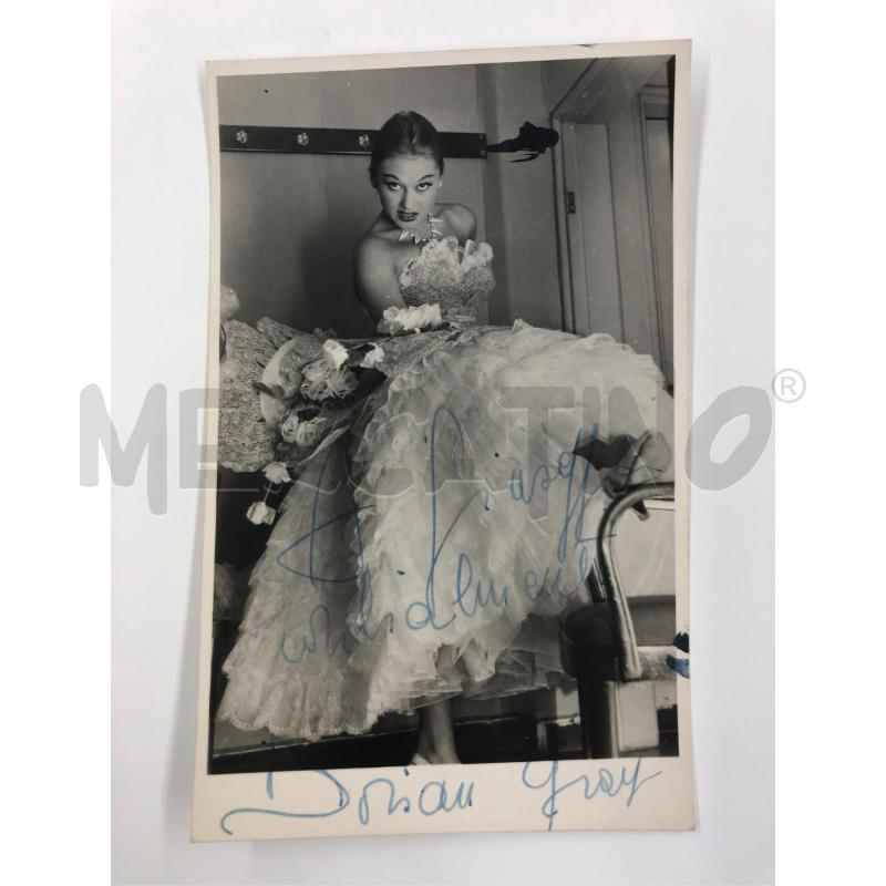 FOTOGRAFIA DORIAN GRAY MARIA LUISA MANGINI  CON AUTOGRAFO | Mercatino dell'Usato Roma somalia 1
