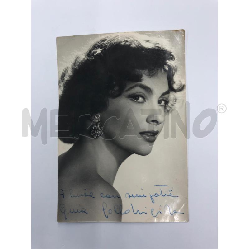FOTOGRAFIA GINA LOLLOBRIGIDA CON AUTOGRAFO | Mercatino dell'Usato Roma somalia 1
