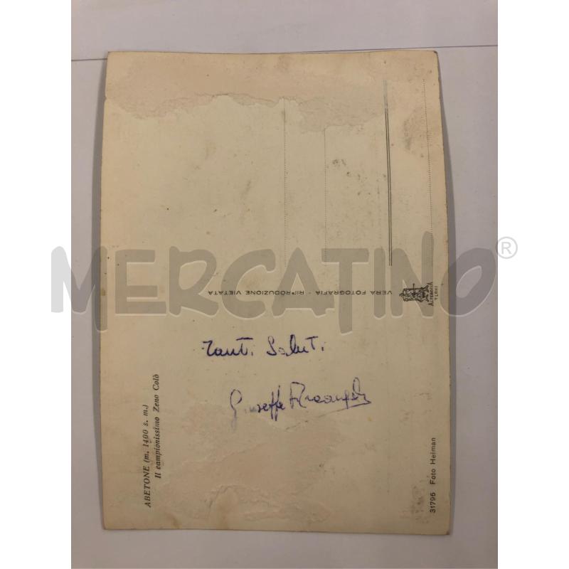 FOTOGRAFIA SCIATORE ZENO COLO' AUTOGRAFATA | Mercatino dell'Usato Roma somalia 3