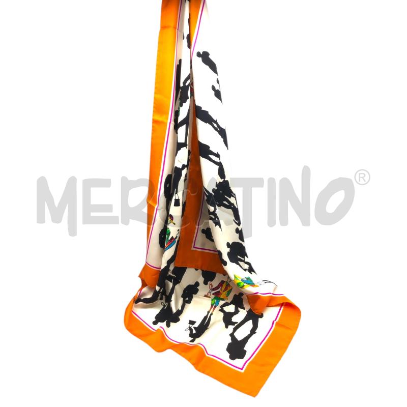 FOULARD LAGERFELD STAMPA PERSONE | Mercatino dell'Usato Roma somalia 1
