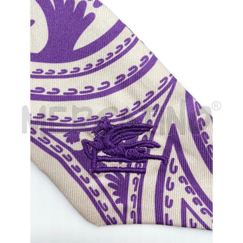 FOULARD TWILLY ETRO BIANCO VIOLA FANTASIA NEW | Mercatino dell'Usato Roma somalia 2