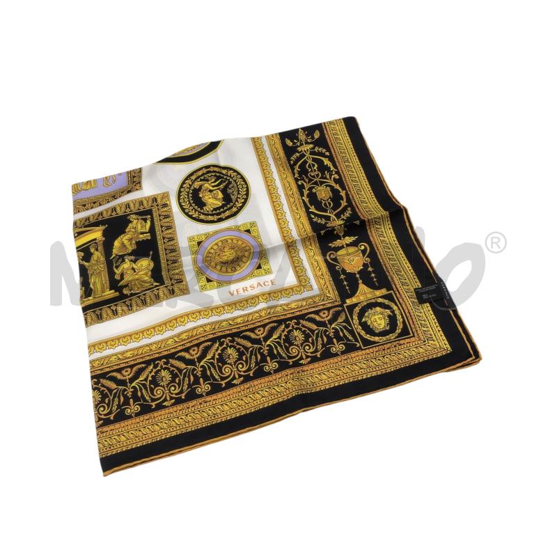 FOULARD VERSACE NEW DORATO NERO | Mercatino dell'Usato Roma somalia 1