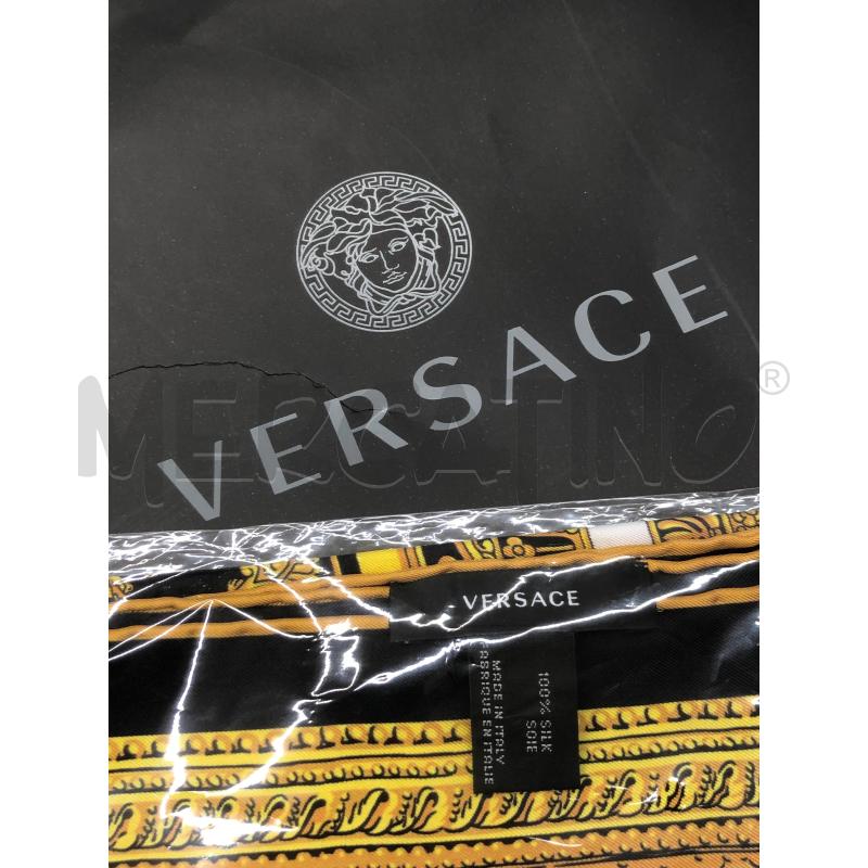 FOULARD VERSACE NEW DORATO NERO | Mercatino dell'Usato Roma somalia 3