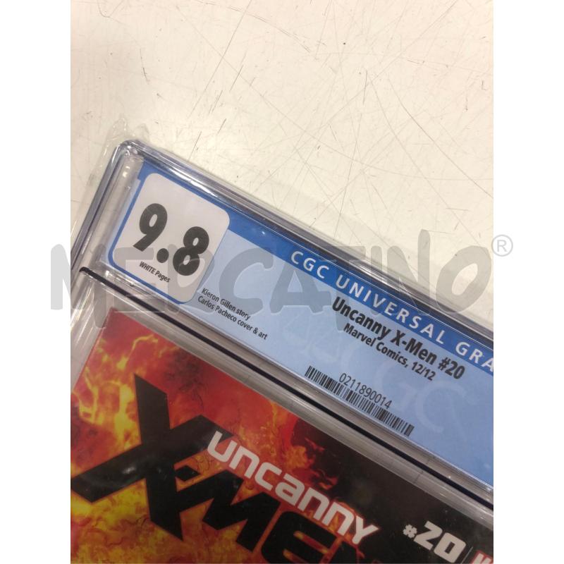 FUMETTO UNCANNY XMEN 20 GRADATO 9.8 | Mercatino dell'Usato Roma somalia 4