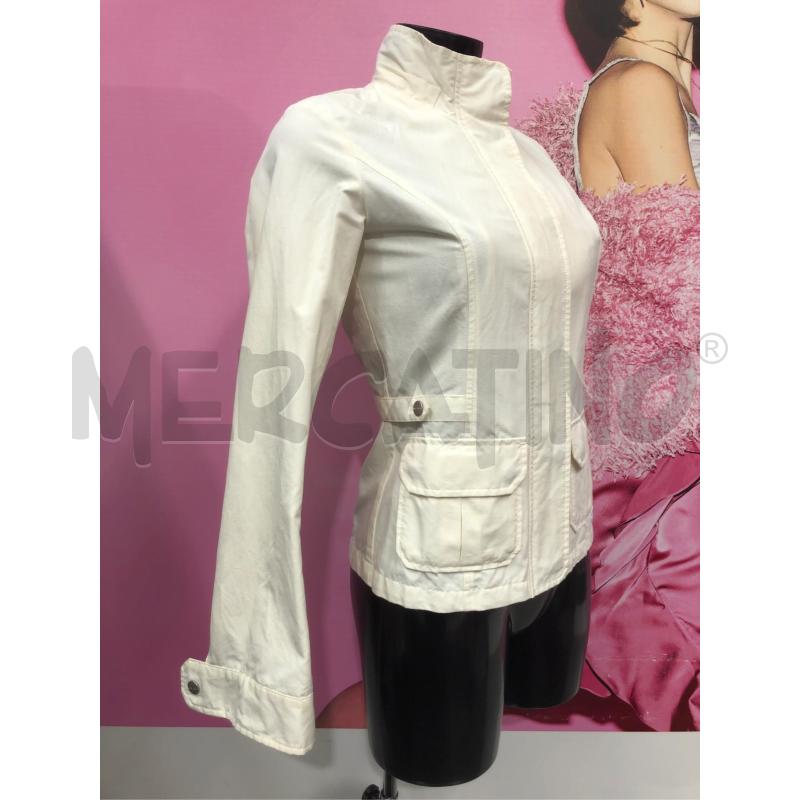 GIACCA A VENTO DONNA WOOLRICH PANNA  | Mercatino dell'Usato Roma somalia 2