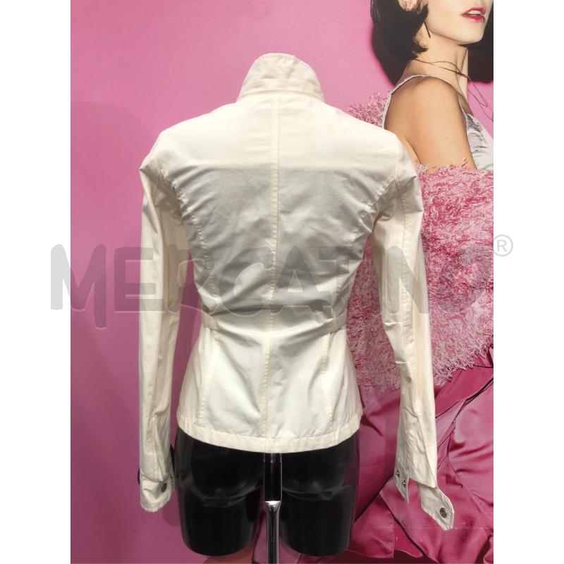 GIACCA A VENTO DONNA WOOLRICH PANNA  | Mercatino dell'Usato Roma somalia 3
