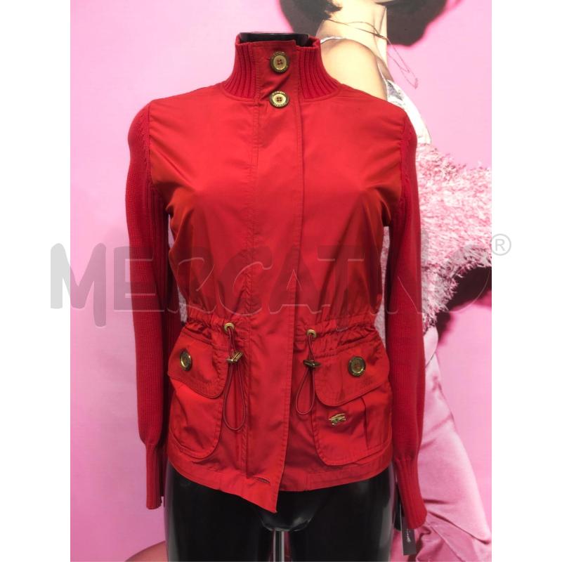 GIACCA DONNA BURBERRY ROSSO ZIP  | Mercatino dell'Usato Roma somalia 1