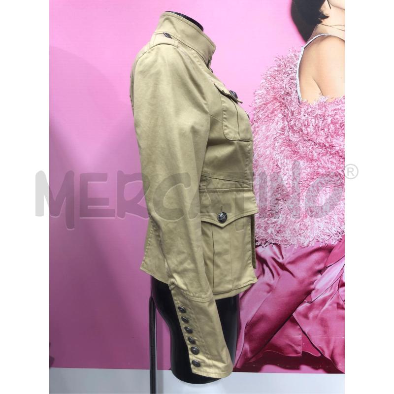 GIACCA DONNA DSQUARED BEIGE TANTI BOTTONI  | Mercatino dell'Usato Roma somalia 3