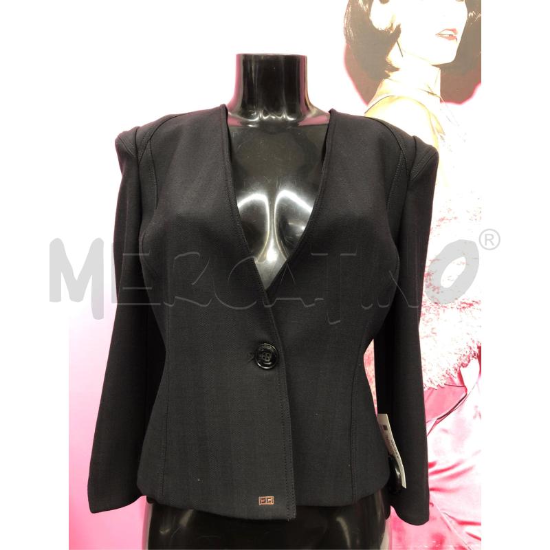 GIACCA DONNA ELISABETTA FRANCHI NERA  | Mercatino dell'Usato Roma somalia 1