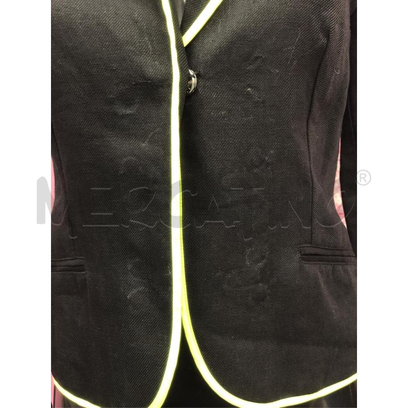 GIACCA DONNA LOVE MOSCHINO NERA PROF GIALLI  | Mercatino dell'Usato Roma somalia 2