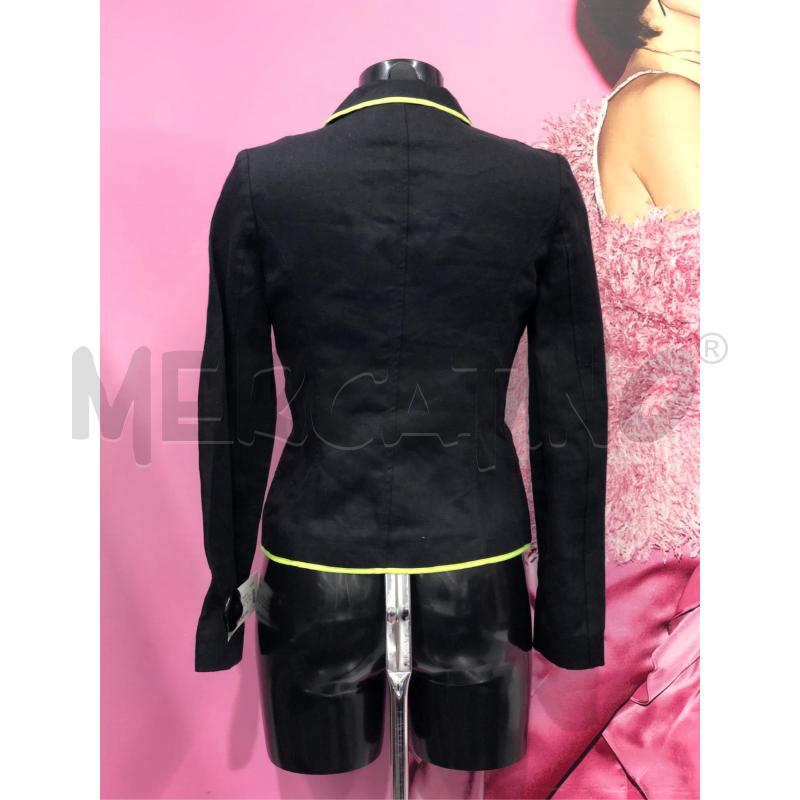 GIACCA DONNA LOVE MOSCHINO NERA PROF GIALLI  | Mercatino dell'Usato Roma somalia 4