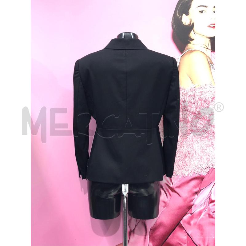 GIACCA DONNA MOSCHINO CHEAPANDCHIC NERA  | Mercatino dell'Usato Roma somalia 4