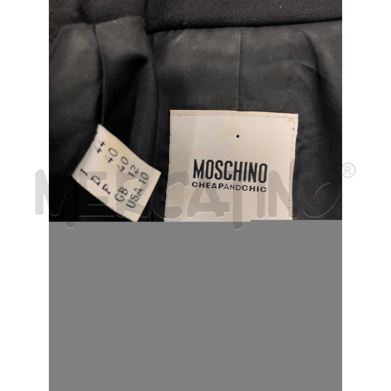 GIACCA DONNA MOSCHINO CHEAPANDCHIC NERA  | Mercatino dell'Usato Roma somalia 5