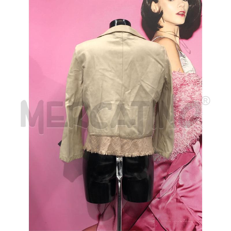 GIACCA DONNA SANTACROCE BEIGE PROF ROSA | Mercatino dell'Usato Roma somalia 4