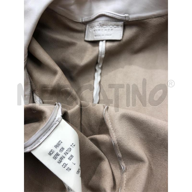 GIACCA DONNA SANTACROCE BEIGE PROF ROSA | Mercatino dell'Usato Roma somalia 5