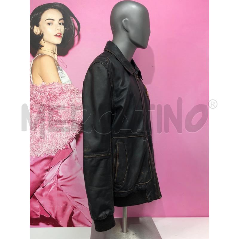 GIACCA PELLE UOMO PME LEGEND NERO  | Mercatino dell'Usato Roma somalia 3