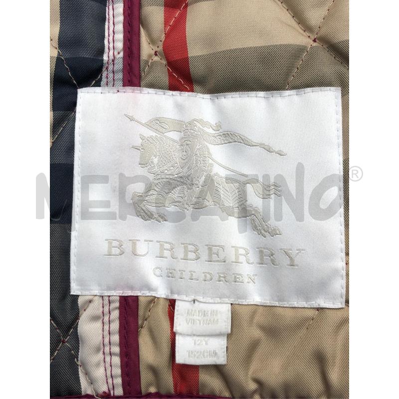GIACCA RAGAZZA BURBERRY MAGENTA  | Mercatino dell'Usato Roma somalia 5