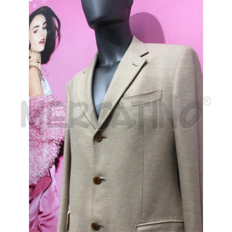 GIACCA UOMO SMALTO X ZEGNA BEIGE  | Mercatino dell'Usato Roma somalia 2