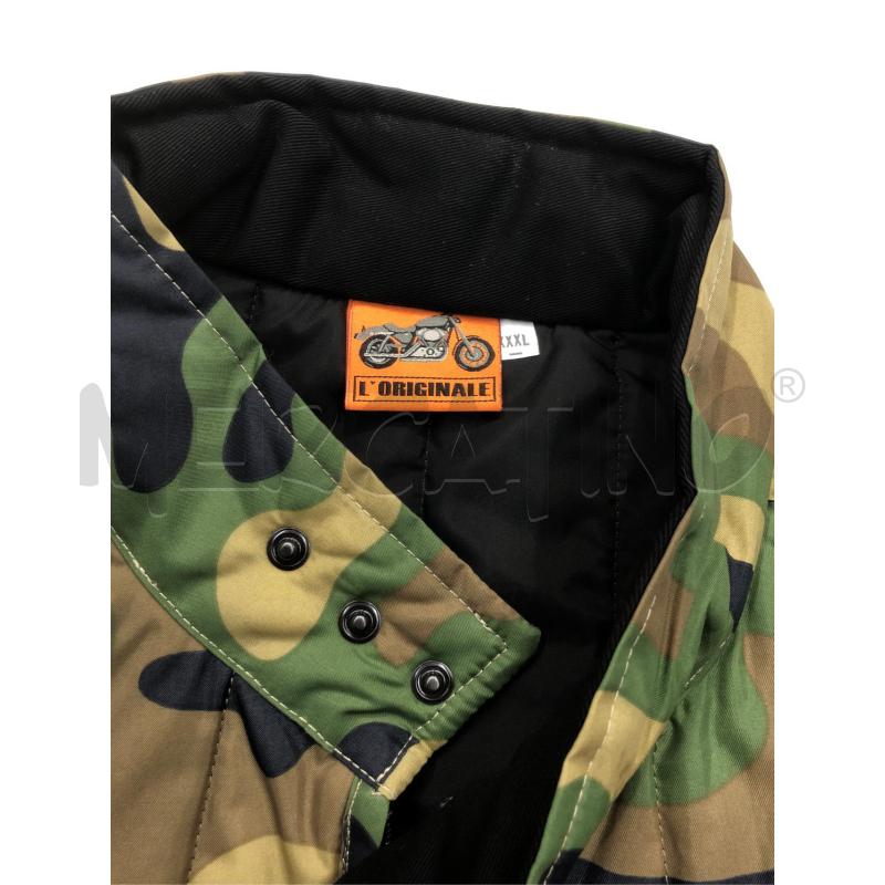 GILET UOMO HARLEY DAVIDSON VERDE MIMETICO  | Mercatino dell'Usato Roma somalia 4