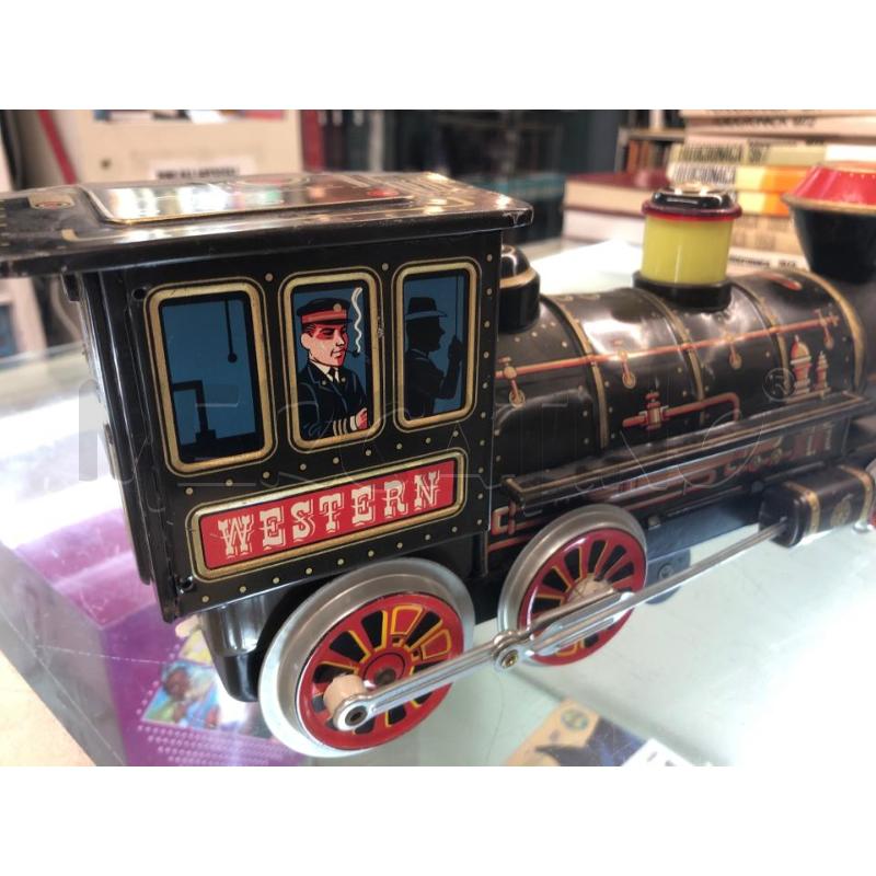 GIOCATTOLO LATTA LOCOMOTIVA WESTERN JAPAN | Mercatino dell'Usato Roma somalia 2
