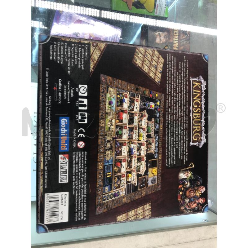 GIOCO IN SCATOLA KINGSBURG | Mercatino dell'Usato Roma somalia 2