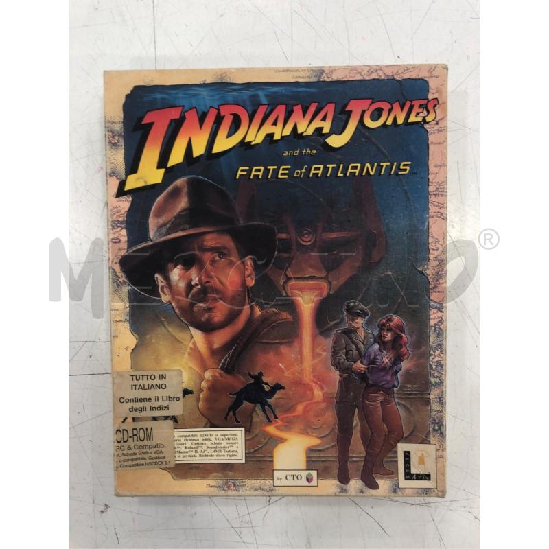 GIOCO PC INDIANA JONES AND THE FATE OF ATLANTIS | Mercatino dell'Usato Roma somalia 1