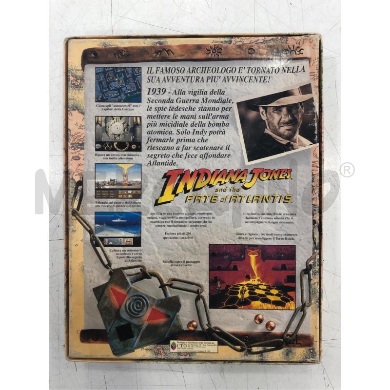 GIOCO PC INDIANA JONES AND THE FATE OF ATLANTIS | Mercatino dell'Usato Roma somalia 2