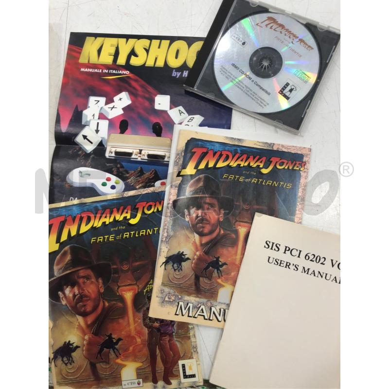 GIOCO PC INDIANA JONES AND THE FATE OF ATLANTIS | Mercatino dell'Usato Roma somalia 3