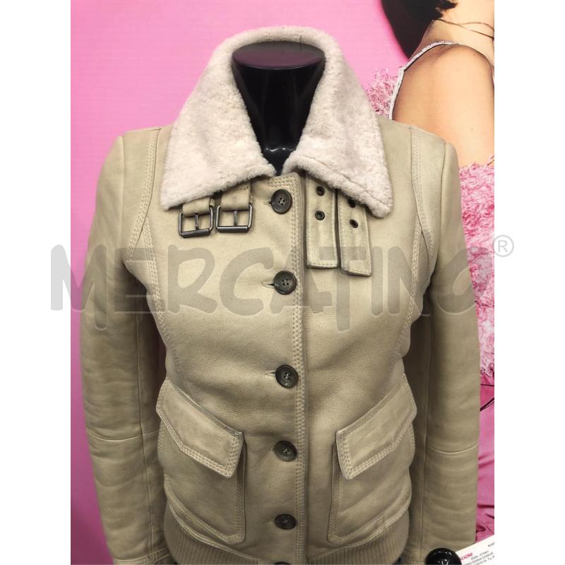 GIUBBINO DONNA DONDUP BEIGE SCAMOSCIATA | Mercatino dell'Usato Roma somalia 2