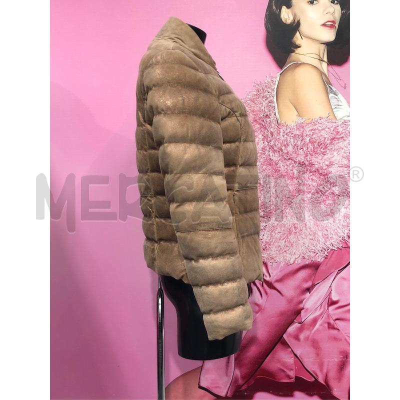 GIUBBOTTO DONNA PEUTEREY BEIGE PELLE  | Mercatino dell'Usato Roma somalia 3