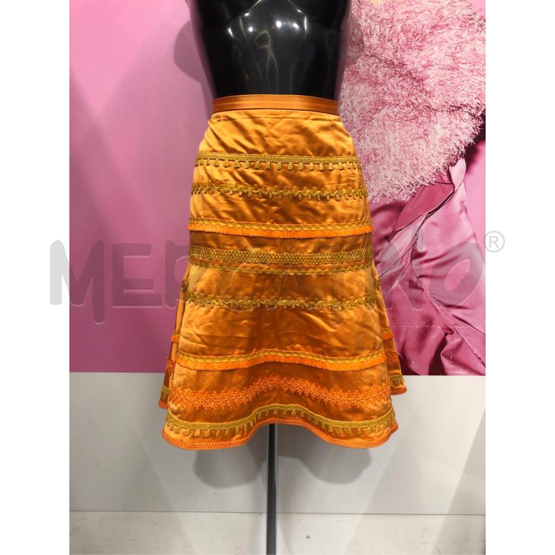 GONNA MOSCHINO ARANCIO BALZE  | Mercatino dell'Usato Roma somalia 1