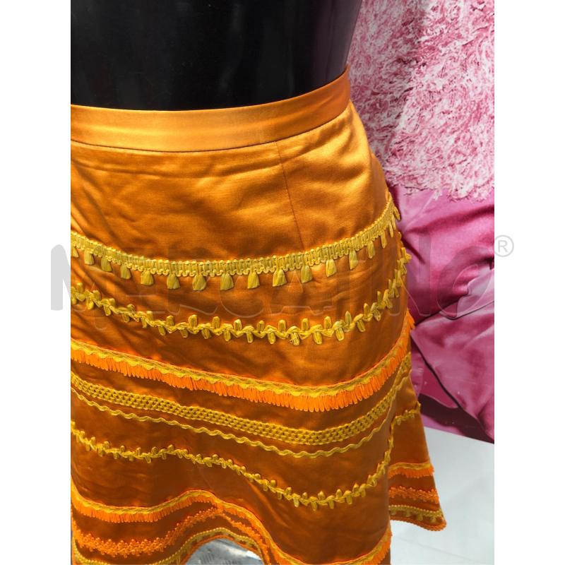 GONNA MOSCHINO ARANCIO BALZE  | Mercatino dell'Usato Roma somalia 2